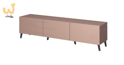 Szafka RTV NOVA 186x40x48 róż mat Szafka RTV NOVA 186x40x48 róż mat