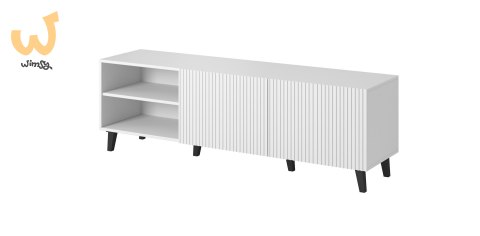 Szafka RTV PAFOS 150x40x52 biały mat Szafka RTV PAFOS 150x40x52 biały mat