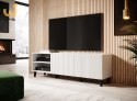 Szafka RTV PAFOS 150x40x52 biały mat
