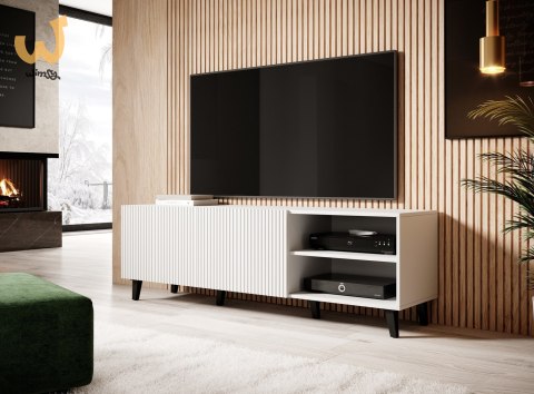 Szafka RTV PAFOS 150x40x52 biały mat Szafka RTV PAFOS 150x40x52 biały mat