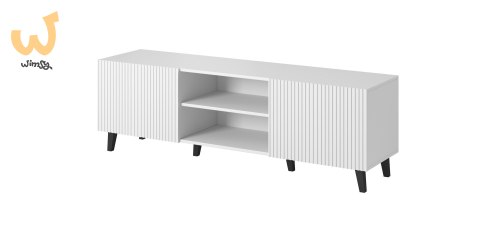Szafka RTV PAFOS 150x40x52 biały mat Szafka RTV PAFOS 150x40x52 biały mat