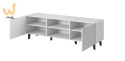 Szafka RTV PAFOS 150x40x52 biały mat