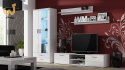 Szafka RTV SOHO 180 biały/ biały połysk
