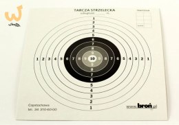 Tarcze papierowe 14x14 cm 100 szt.