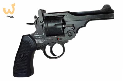 Rewolwer WEBLEY MKVI .455 Police kal.5,5 mm Diabolo łuski 6-strzał. lufa 4" CO2 Battlefield Ekp do17J Rewolwer WEBLEY MKVI .455 Police kal.5,5 mm Diabolo łuski 6-strzał. lufa 4" CO2 Battlefield Ekp do17J