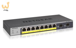Switch Netgear GS110TP-300EUS 10p PoE 55W (PoE+: 8p) Managed Gigabit