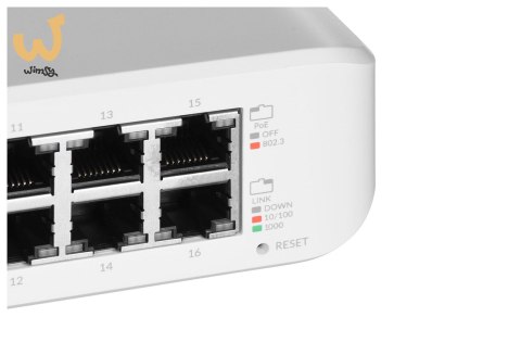 Switch Ubiquiti UniFi Lite 16 PoE 16p PoE ( PoE+: 8;) Managed Gigabit (USW-Lite-16-PoE-EU) Switch Ubiquiti UniFi Lite 16 PoE 16p PoE ( PoE+: 8;) Managed Gigabit (USW-Lite-16-PoE-EU)