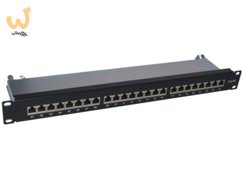 ALANTEC Patch panel 1U STP kat.6A 24 porty LSA ALANTEC Patch panel 1U STP kat.6A 24 porty LSA