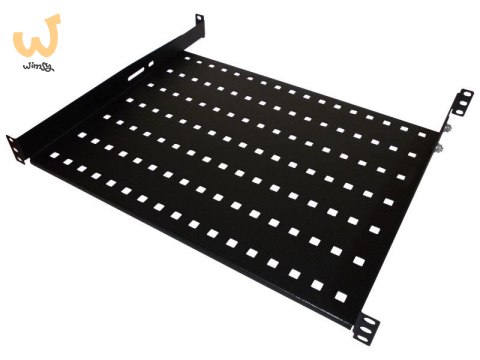 ALANTEC Półka stała 19" 1U głęb. 450mm, czarna, 4 punkty mocowania ALANTEC Półka stała 19" 1U głęb. 450mm, czarna, 4 punkty mocowania