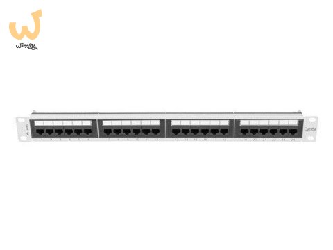 LANBERG PATCH PANEL 24 PORT 1U 19" KAT.6A UTP SZARY PPUA-1024-S LANBERG PATCH PANEL 24 PORT 1U 19" KAT.6A UTP SZARY PPUA-1024-S