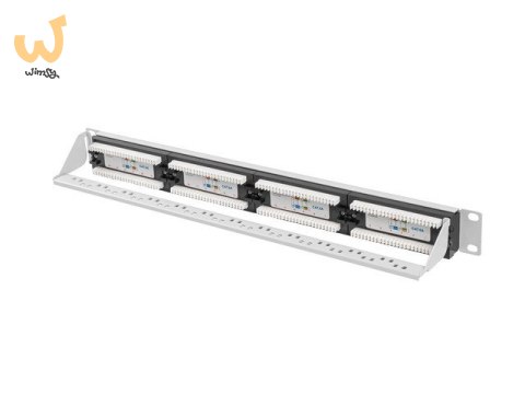 LANBERG PATCH PANEL 24 PORT 1U 19" KAT.6A UTP SZARY PPUA-1024-S LANBERG PATCH PANEL 24 PORT 1U 19" KAT.6A UTP SZARY PPUA-1024-S
