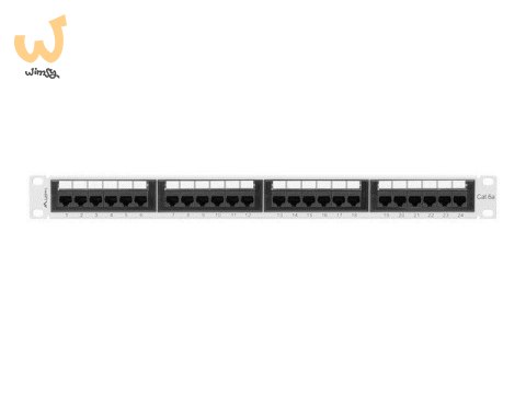 LANBERG PATCH PANEL 24 PORT 1U 19" KAT.6A UTP SZARY PPUA-1024-S LANBERG PATCH PANEL 24 PORT 1U 19" KAT.6A UTP SZARY PPUA-1024-S
