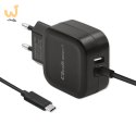 Ładowarka Qoltec 50190 (3400 mA; 17W; USB, USB typ C)