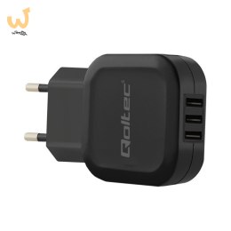 Ładowarka sieciowa Qoltec 50191 (3400 mA; 17W; USB)