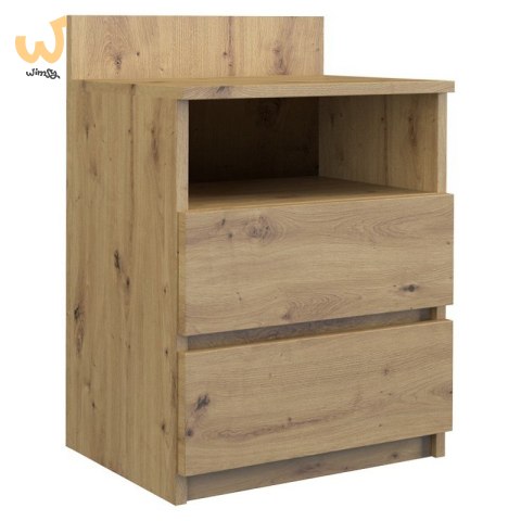 M1 MALWA STOLIK NOCNY 2 SZUFLADY 1 PÓŁKA ARTISAN M1 MALWA STOLIK NOCNY 2 SZUFLADY 1 PÓŁKA ARTISAN