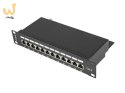 Patch panel Lanberg PPF6-9012-B (1U; 10"; kat. 6; FTP; 12xRJ-45)