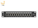 Patch panel Lanberg PPF6-9012-B (1U; 10"; kat. 6; FTP; 12xRJ-45)