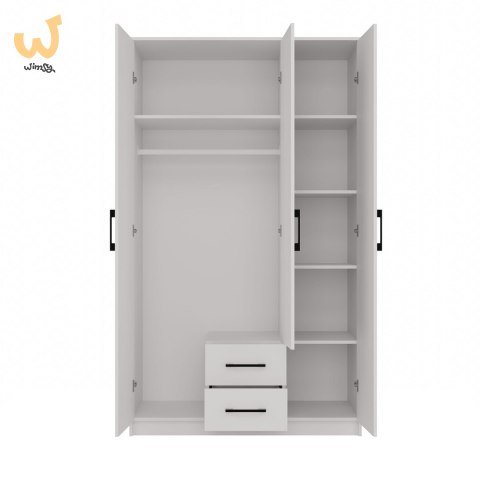 SZAFA ROMANA 120X205 BIAŁA Z LUSTREM SZAFA ROMANA 120X205 BIAŁA Z LUSTREM