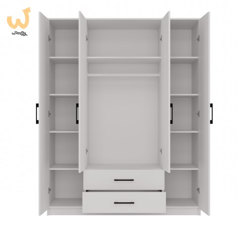 SZAFA ROMANA 160X205 BIAŁA Z LUSTREM SZAFA ROMANA 160X205 BIAŁA Z LUSTREM