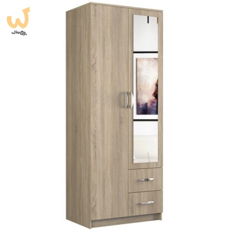 SZAFA ROMANA 80X205 SONOMA Z LUSTREM SZAFA ROMANA 80X205 SONOMA Z LUSTREM