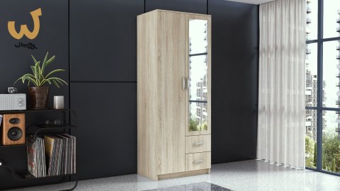 SZAFA ROMANA 80X205 SONOMA Z LUSTREM SZAFA ROMANA 80X205 SONOMA Z LUSTREM