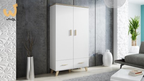 Szafa LOTTA 2D2S biały+ dąb sonoma Szafa LOTTA 2D2S biały+ dąb sonoma