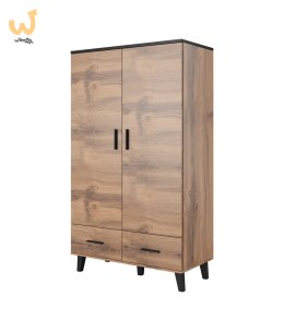 Szafa LOTTA 2D2S wotan + czarny mat