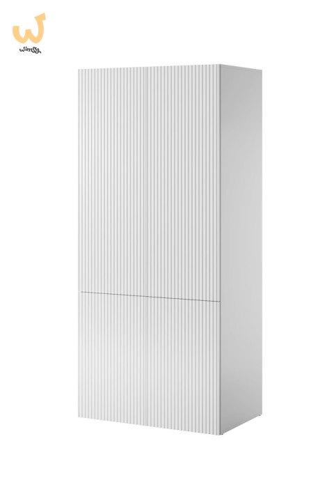 Szafa PAFOS 2D 90x55,5x198,5 biały mat