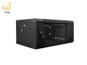 Szafa jednosekcyjna Lanberg WF01-6404-10B (4U; 280mm / 600mm / 450 mm; wisząca; Szklane; 19''; kolor czarny)