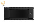 Szafa jednosekcyjna Lanberg WF01-6404-10B (4U; 280mm / 600mm / 450 mm; wisząca; Szklane; 19''; kolor czarny)