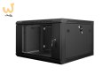 Szafa jednosekcyjna Lanberg WF01-6606-10B (6U; 368mm / 600mm / 600 mm; wisząca; Szklane; 19''; kolor czarny)