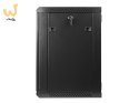 Szafa rack Lanberg WF01-6412-10B (12U; 635mm / 600mm / 450 mm; wisząca; Szklane; 19''; kolor czarny)