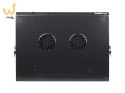 Szafa rack Lanberg WF01-6412-10B (12U; 635mm / 600mm / 450 mm; wisząca; Szklane; 19''; kolor czarny)