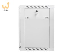 Szafa rack Lanberg WF01-6412-10S (12U; 635mm / 600mm / 450 mm; wisząca; Szklane; 19''; kolor szary)