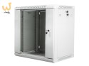 Szafa rack Lanberg WF01-6412-10S (12U; 635mm / 600mm / 450 mm; wisząca; Szklane; 19''; kolor szary)
