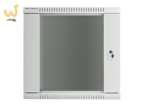 Szafa rack Lanberg WF01-6412-10S (12U; 635mm / 600mm / 450 mm; wisząca; Szklane; 19''; kolor szary) Szafa rack Lanberg WF01-6412-10S (12U; 635mm / 600mm / 450 mm; wisząca; Szklane; 19''; kolor szary)