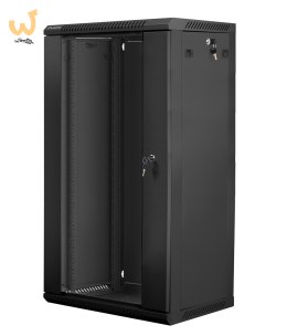 Szafa rack Lanberg WF01-6422-10B (22U; 1082mm / 600mm / 450 mm; wisząca; Otwierane; 19''; kolor czarny)