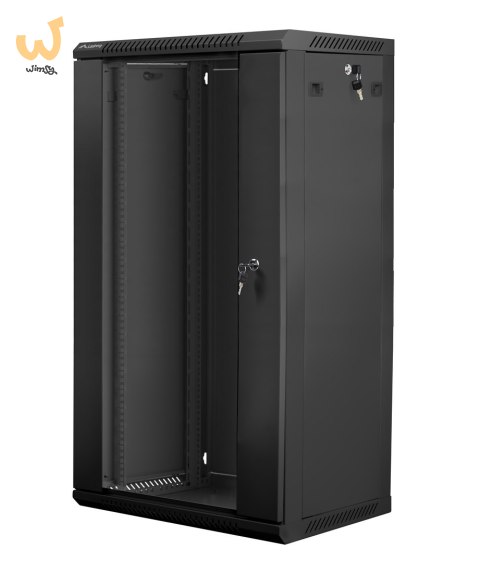 Szafa rack Lanberg WF01-6422-10B (22U; 1082mm / 600mm / 450 mm; wisząca; Otwierane; 19''; kolor czarny) Szafa rack Lanberg WF01-6422-10B (22U; 1082mm / 600mm / 450 mm; wisząca; Otwierane; 19''; kolor czarny)