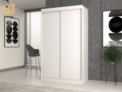 Szafa z drzwiami przesuwnymi IGA 120x61xH200 biel Szafa z drzwiami przesuwnymi IGA 120x61xH200 biel