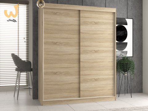 Szafa z drzwiami przesuwnymi IGA 160x61xH200 sonoma Szafa z drzwiami przesuwnymi IGA 160x61xH200 sonoma