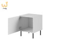 Szafka nocna HOLE 2szt. 44x40,5xH53,5 biały mat
