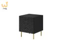 Szafka nocna HOLE 2szt. 44x40,5xH53,5 czarny mat
