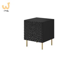 Szafka nocna HOLE 2szt. 44x40,5xH53,5 czarny mat