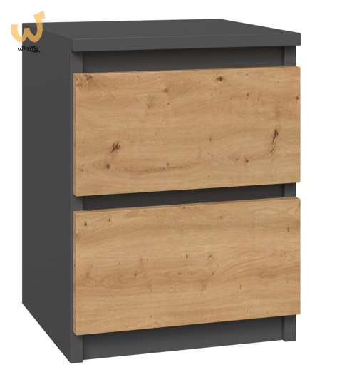 Szafka nocna M2 30x30xH40 antracyt/artisan Szafka nocna M2 30x30xH40 antracyt/artisan