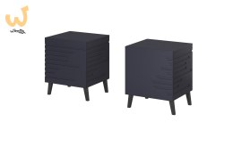 Szafka nocna NOVA 44x40x52 granat mat