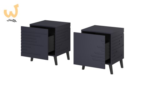 Szafka nocna NOVA 44x40x52 granat mat Szafka nocna NOVA 44x40x52 granat mat