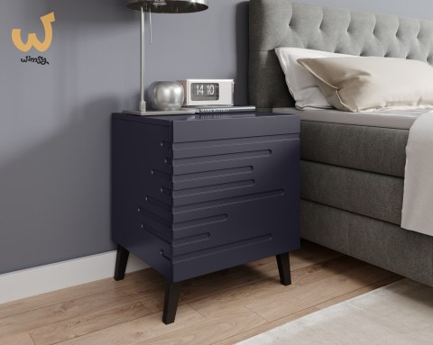Szafka nocna NOVA 44x40x52 granat mat Szafka nocna NOVA 44x40x52 granat mat