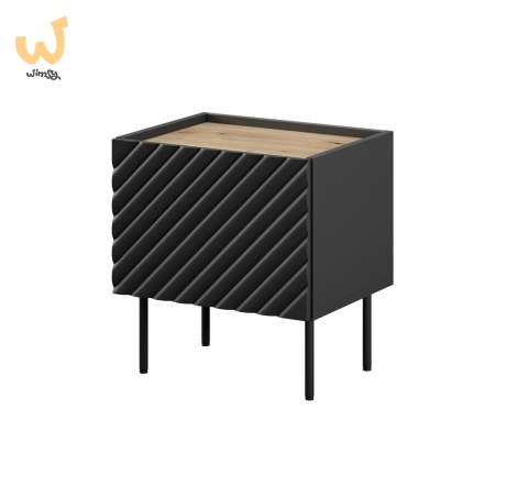 Szafka nocna ONDA 2szt. 50x40x54 czarny Szafka nocna ONDA 2szt. 50x40x54 czarny