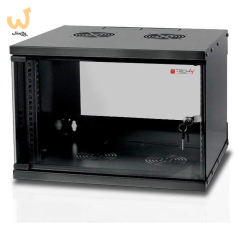 TECHLY SZAFKA WISZĄCA ECO 19 6U/320MM ZMONTOWANA C TECHLY SZAFKA WISZĄCA ECO 19 6U/320MM ZMONTOWANA C