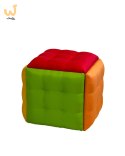 Puf-transformator 5w1 - 5 taboretów w 1 pufie multicolor